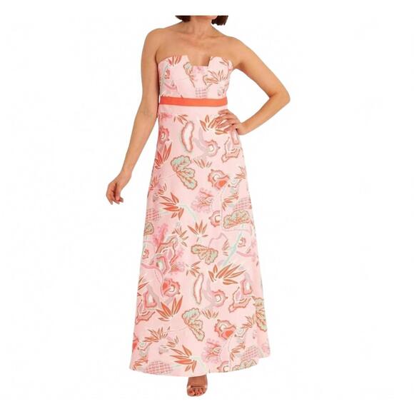 NEW CK BRADLEY cece gown in winifred pink